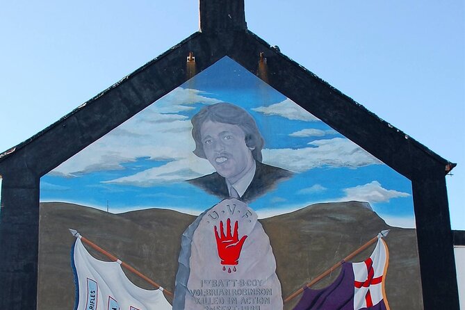 Award Winning Express 2 Hours Belfast Black Taxi/Cab tours - The Bobby Sands mural and republican memory