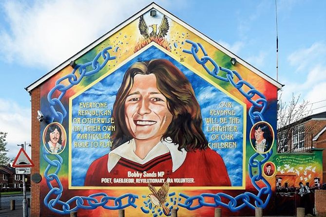 Belfast Political Tour-Conflicting Stories Walking Tour - Bobby Sands mural and the Nationalist side