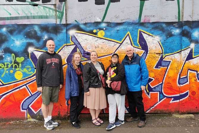 Belfast's Political Mural Taxi Tour - Crossing the Peace Gates to the Peace Wall
