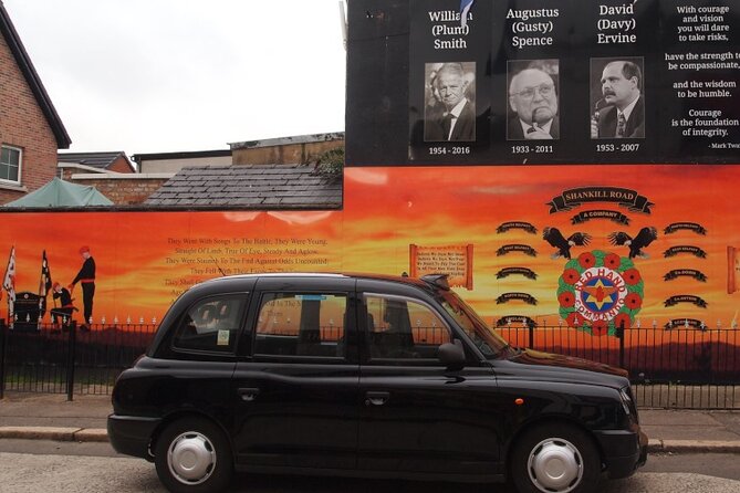 Black Taxi Mural "Tour Like A Local" - Shankill Road and the loyalist perspective
