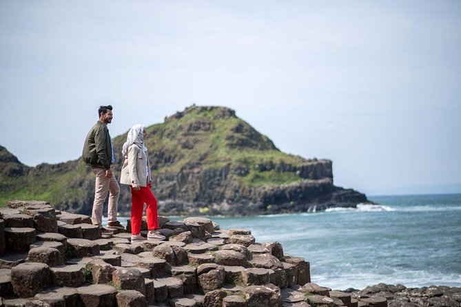 From Belfast-Giants Causeway, Dunluce Castle and Dark Hedges tour - Dunluce Castle: a five-minute cliffside view