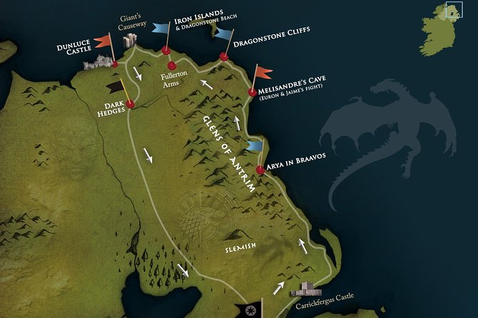Game of Thrones - Private Audi A6 tour with Richard the Wildling - Ballygally opens the Antrim Coast chapter