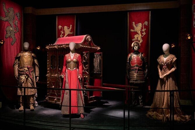 Game of Thrones Studio Tour Admission Ticket - Dragon skulls in the King’s Landing crypt