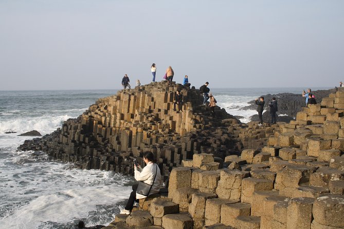Giant's Causeway Day Tour and Belfast City Tour 1 Day Pass - Dunluce Castle from the roadside