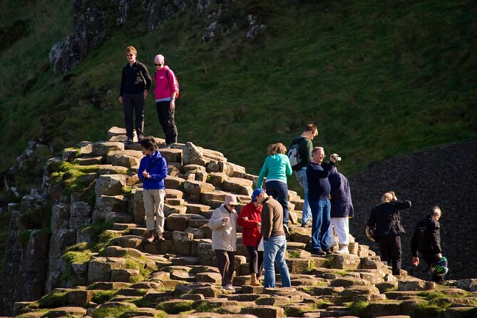 Giants Causeway & Castles Tour from Belfast: Guided tour - Portaneevy View Point gives you Carrick-a-Rede without the bridge crossing