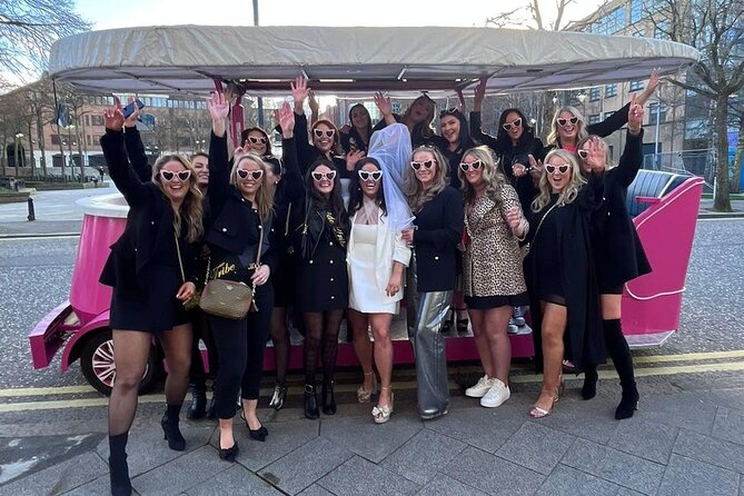 Hen Party Bike Tour - The Albert Memorial Clock Tower adds a quirky Belfast detail
