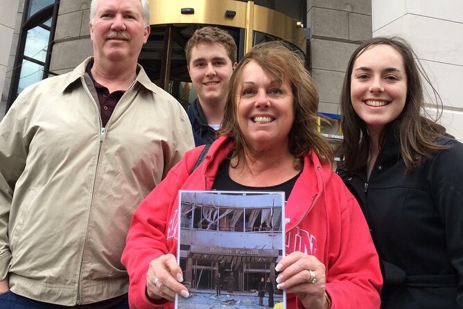 History of Belfast conflict and terror 1 hour black taxi tour - Divis Flats and the marks of military control