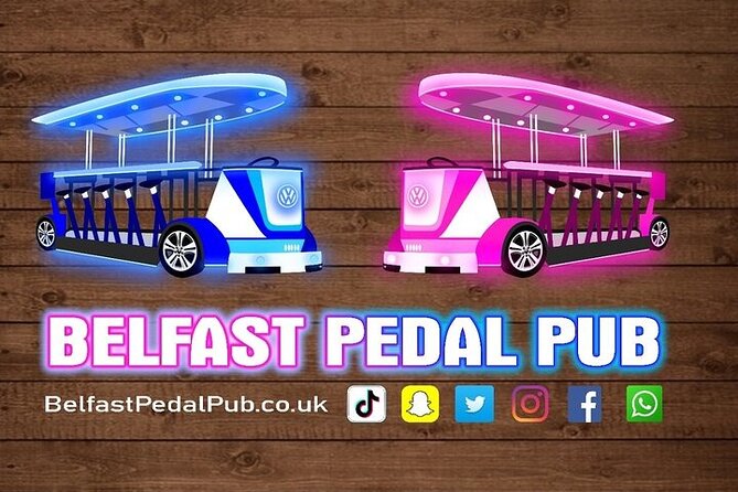 Luxury Party Bike Tour of Belfast City (Individual Seat) - Starting at Royal Avenue