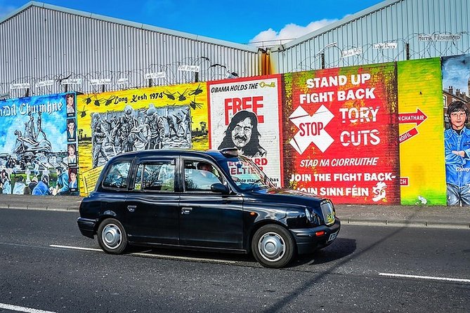Political Taxi Tour Belfast (1-7 People) - Starting near the Leonardo Hotel